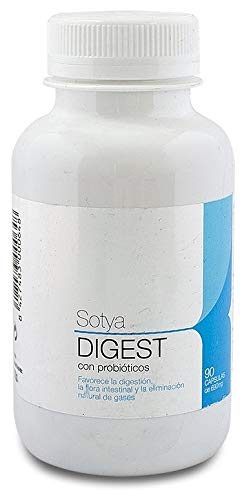 Sotya Sot Digest - Complejo enzimático + bifidobacterias, 90 cápsulas de 550 mg