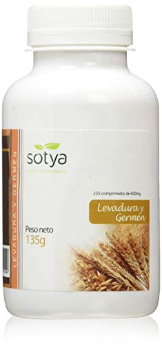 SOTYA - SOTYA Levadura de Cerveza y Germen de Trigo 225 comprimidos 600mg