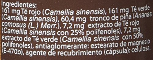 SOTYA - SOTYA Té Verde, Té Rojo y Piña 60 cápsulas 500 mg