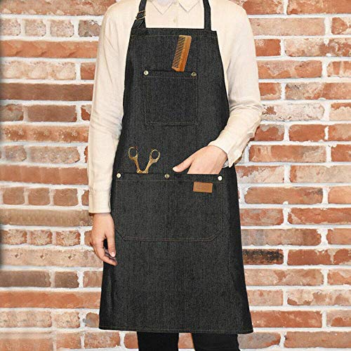 Soul hill Peluquería Salon Cabos del Corte del Peluquero del Cabo del Corte del Pelo del Vestido de Peluquero peluquería Delantal zcaqtajro (Color : -)