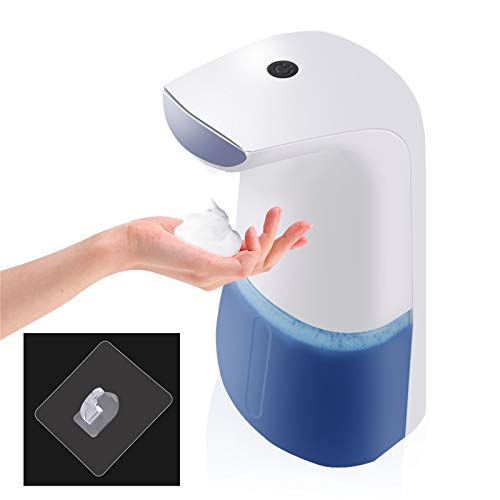 Soulpala Dispensador de Jabón Automático, 300ML Dispensador de Desinfectante Manos sin Contacto Sensor de Movimiento infrarrojo, para baño, Kithcen y Hotel