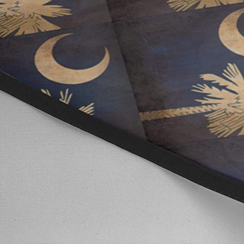 South Carolina - Capa de corte de pelo para peluquería, diseño de bandera de Carolina del Sur, accesorio para peinar unisex