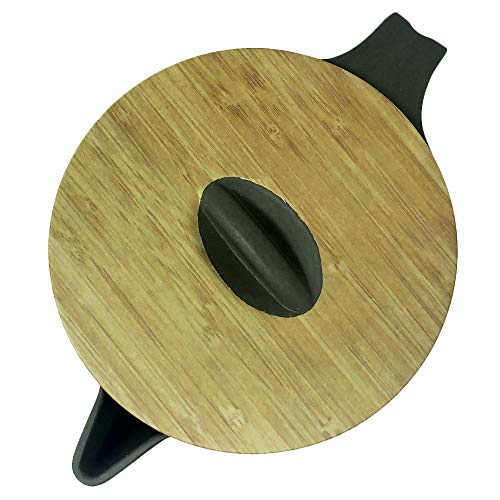 Space Home - Jarra de Agua de Bambú - Jarra con Tapa - Recipiente para Líquidos Respetuoso con el Medio Ambiente - Biodegradable - Verde