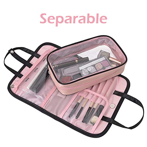 SPAHER Neceser de Viaje Bolsa de Aseo para Mujer y Hombre Maquillaje Cosméticos Organizador Accesorios de Baño Lavar Bolsa de Makeup Almacenamiento Paquete Estuche de Maquillaje Bolsa Impermeable