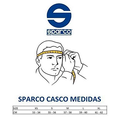 Sparco 0033171S Casco para Racing, S