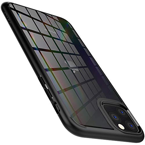 Spigen Ultra Hybrid Funda para iPhone 11 Pro MAX, Compatible con Apple iPhone 11 Pro MAX (6.5") 2019 - Negro Mate