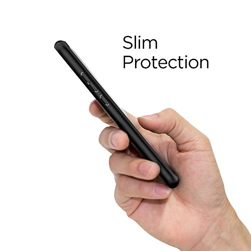 Spigen Ultra Hybrid Funda Transparente con Bordes Negro - Fundas con tecnología de amortiguación de Aire y protección contra caídas, para Huawei P20 Lite (2018) - Negro (L22CS23075)