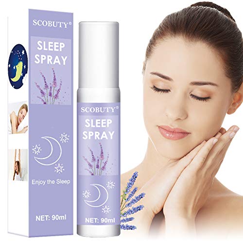 Spray De Almohada,Pillow Mist,Lavanda Orgánica,Spray de Aromaterapia de Lavanda,Profundamente relajante sueño & Pillow Spray, relajación, dormir, y habitación Spray