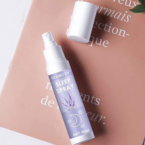Spray De Almohada,Pillow Mist,Lavanda Orgánica,Spray de Aromaterapia de Lavanda,Profundamente relajante sueño & Pillow Spray, relajación, dormir, y habitación Spray