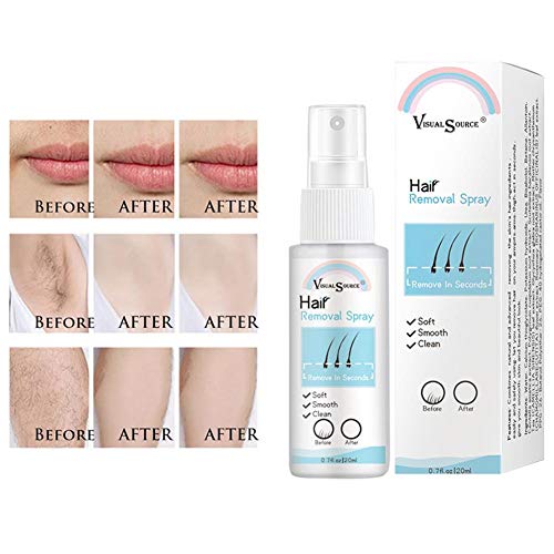 Spray De Depilación 100 Natural Crema Depilatoria Spray Para Hombres Y Mujeres, Hair Removal Spraym, Inhibiendo Y Reduciendo El Crecimiento Del Cabello Para Rostro Y Cuerpo Para Pieles Sensibles