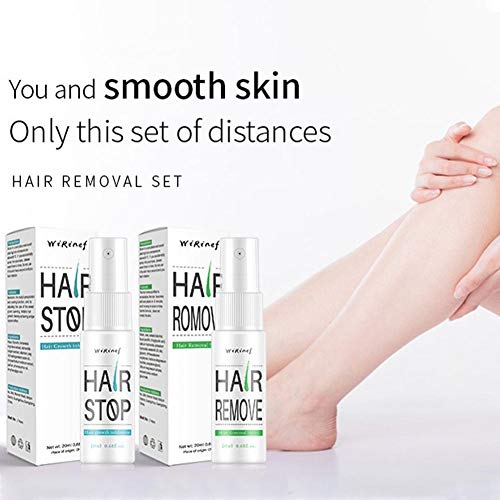 Spray de depilación, inhibidor y reductor del vello para detener el crecimiento del vello, para brazos/axilas/piernas ingredientes suaves Depilatorios en spray no irritantes Depilatorios Producto
