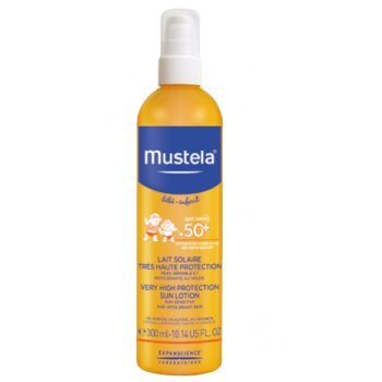 Spray solar muy alta protección 50+ MUSTELA (300 ml)