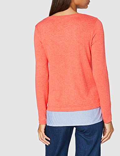 Springfield 1.Bimateria Faldon-C/64 Camiseta, Naranja (Orange 64), 38 (Tamaño del Fabricante: M) para Mujer