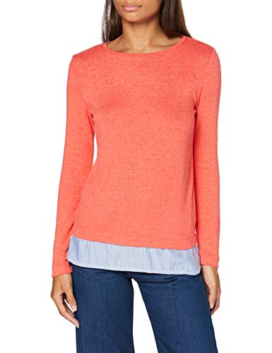 Springfield 1.Bimateria Faldon-C/64 Camiseta, Naranja (Orange 64), 38 (Tamaño del Fabricante: M) para Mujer