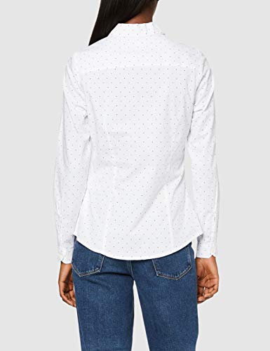 Springfield 4.FQ. Slim Fit Camisa, Dorado (Dorado 97), 44 (Tamaño del Fabricante: 44) para Mujer