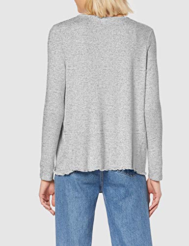 Springfield Long Sleeve with Pearls Camiseta, Multicolor (Multicolor 43), Small (Tamaño del Fabricante: S) para Mujer