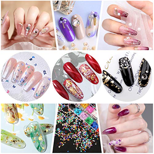SPTHTHHPY - Juego de uñas acrílicas para decoración de uñas, set de manicura profesional