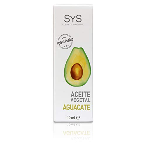 S&S Cosmetica natural Aceite 100% Puro de Aguacate SYS 1 Unidad 10 Ml