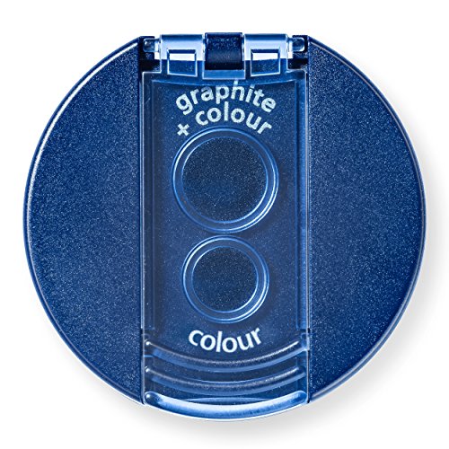 Staedtler 512002BKD - Sacapuntas Doble con Contenedor, Gris