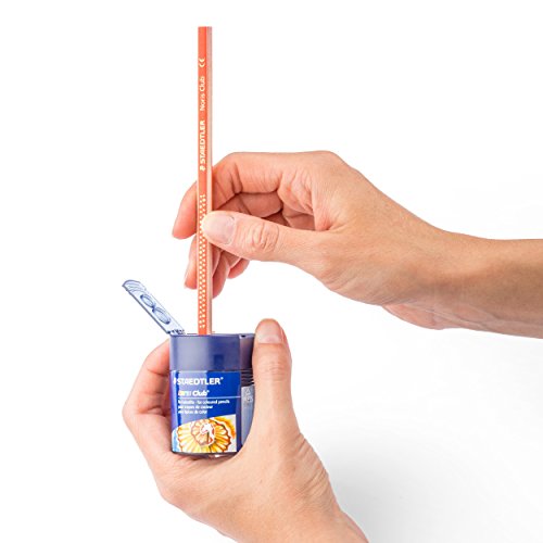 Staedtler 512002BKD - Sacapuntas Doble con Contenedor, Gris