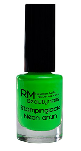 stampinglack Neon Juego 6 x 12ml Rojo Amarillo Verde Rosa Morado Naranja esmaltes esmalte esmalte de uñas Nail Polish RM beautynails