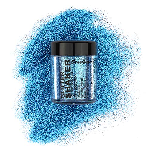 Stargazer Glitter Shaker, Maquillaje de ojos con brillos (Azul) - 1 unidad