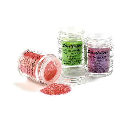 Stargazer Glitter Shaker, Maquillaje de ojos con brillos (Blanco) - 1 unidad