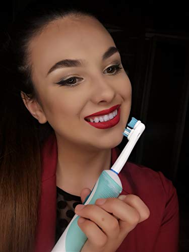 Startpro - Recambio para cepillo eléctrico compatible con Oral B Braun, 8 unidades, doble limpieza, cabezales de repuesto para cepillo eléctrico compatible con Oral-B Braun