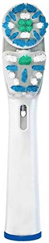 Startpro - Recambio para cepillo eléctrico compatible con Oral B Braun, 8 unidades, doble limpieza, cabezales de repuesto para cepillo eléctrico compatible con Oral-B Braun