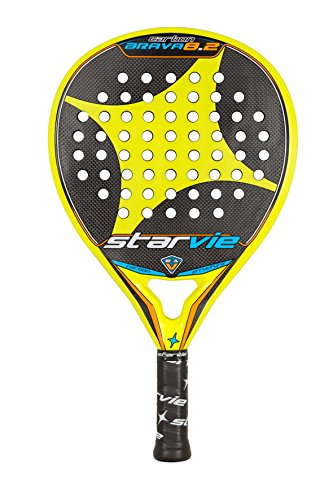 StarVie Brava 8.2 Pala de pádel, Unisex Adulto, Amarillo, 360 Gramos