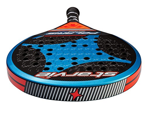 StarVie Polaris Carbon Soft Pala de Pádel, Unisex Adulto, Azul, 360 gr