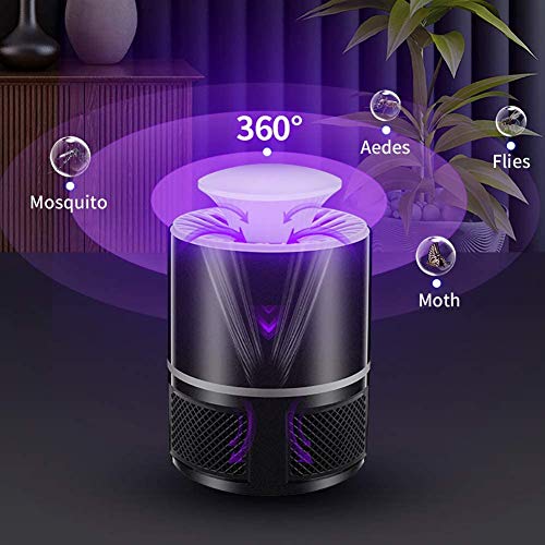 STCLIFE Lámpara Antimosquitos Mosquito Killer - Lámpara Mata Insectos Electrico Lámpara Anti Mosquitos UV Mosquitera Eléctrica Interior y Exterior (TW-Black)