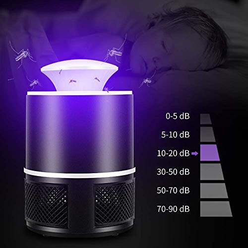 STCLIFE Lámpara Antimosquitos Mosquito Killer - Lámpara Mata Insectos Electrico Lámpara Anti Mosquitos UV Mosquitera Eléctrica Interior y Exterior (TW-Black)