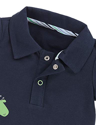 Sterntaler Polo Shirt, Azul (Marine 300), 6-9 Meses (Talla del Fabricante: 74) para Bebés
