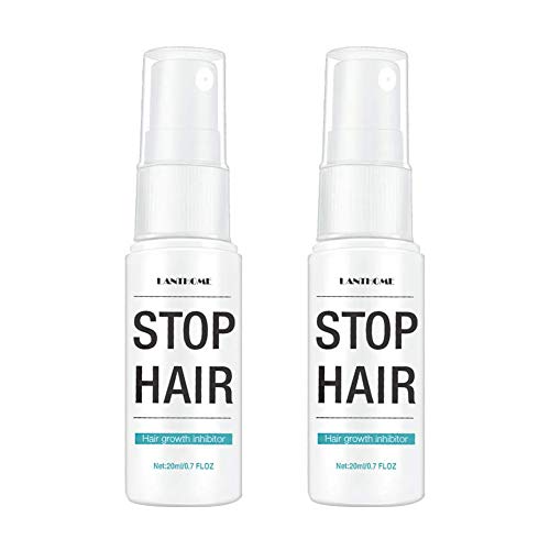 Stop Hair Growth Spray, ORCCAC depilación suave e hidratante suave para piernas brazo cuerpo unisex 20 ml (2PCS)