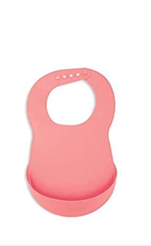 Suavinex - Babero Pelicano Con Bolsillo Recoge-Comida. Babero Suave e Impermeable Para Bebés +4 Meses. Fácil de Limpiar, Color Verde