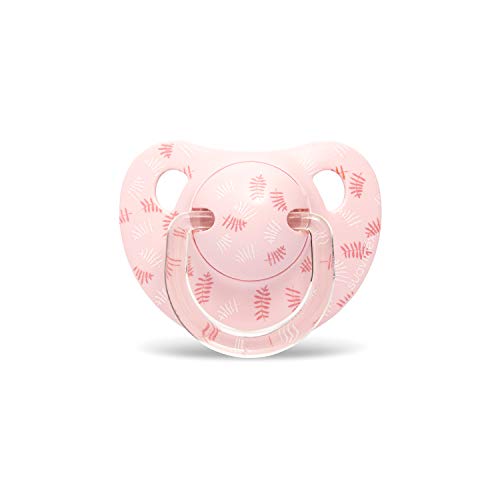 Suavinex, Chupete con tetina anatómica de Silicona para Bebés, Rosa Picnic, 0-6 Meses