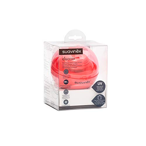 Suavinex, Esterilizador De Chupetes Portátil De Luz Uv, Rosa