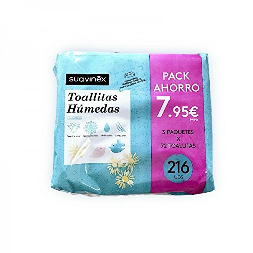 Suavinex Toallitas Infantiles 3x72 Unidades