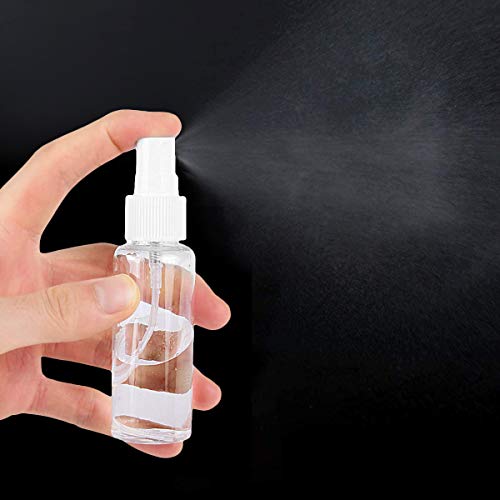 Sub-botellas de cosméticos, Botellas de spray,Botella de Aerosol Vacío Plástico, Transparentes de Pulverizador Viaje Accesorios Transparente Plástico para Maquillaje，Cosmético，Citas 6Pcs/Set