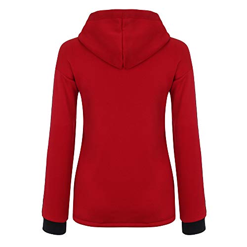 Sudadera con Capucha Sudadera de Empalme, Tamaño Extra Grande para Mujer Sudadera de Manga Larga Sudadera con Capucha Tops Camisa Absolute La Cinta riou