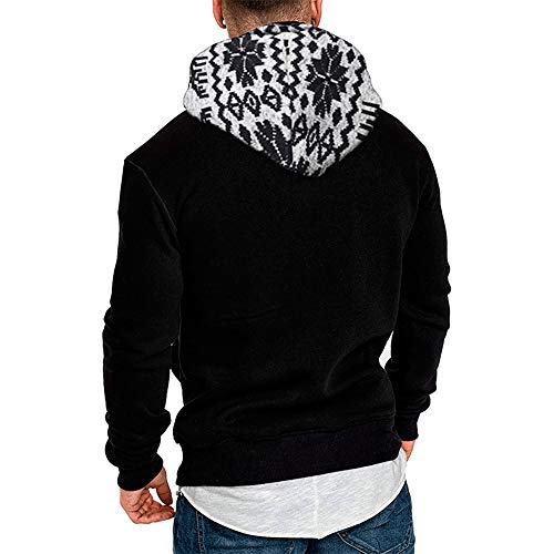 Sudaderas con Capucha para Hombre Cosy Chaqueta Deportiva Sudadera con Cremallera Completa Hoodie Casual Jerséis Top Blouse ¡Caliente!