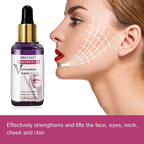 Suero facial, Suero Antienvejecimiento, Suero facial en V, Contorno de la barbilla, Suero Antiarrugas, línea en V de elevación de mentón doble, tratamiento reafirmante para rostro y cuello.