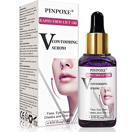 Suero facial, Suero Antienvejecimiento, Suero facial en V, Contorno de la barbilla, Suero Antiarrugas, línea en V de elevación de mentón doble, tratamiento reafirmante para rostro y cuello.