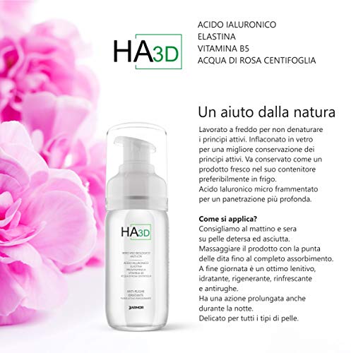 Suero puro de ÁCIDO HIALURÓNICO + VITAMINA C A E Face ORGÁNICO Antiedad Antiarrugas Antimanchas 50ml