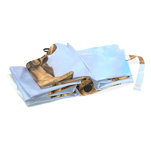 SUHETI Paraguas automático de Apertura/Cierre,Detalle Arquitectónico Chapitel Catedral Gótica Segovia,Paraguas pequeño Plegable a Prueba de Viento, Impermeable