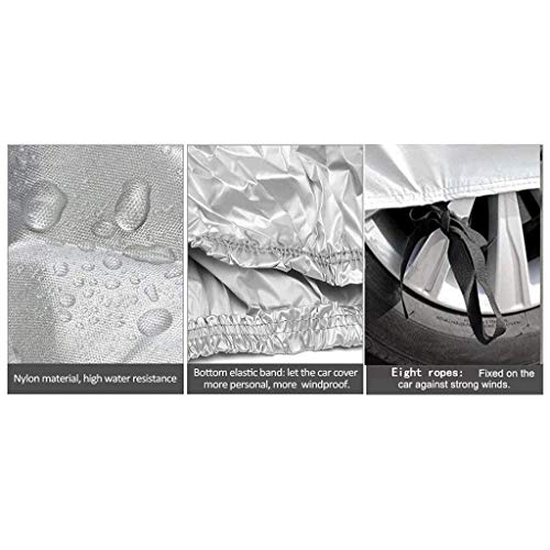 SUI-yuan Cubierta del Coche/Compatible con Cadillac/Fundas Impermeables Transpirables protección contra la Intemperie Completa de Coches (Color : No Logo, Size : Escalade)