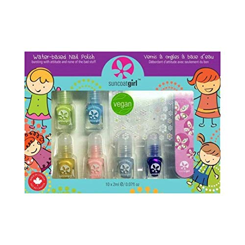 Suncoat Girl - Kit de esmalte de uñas para niños