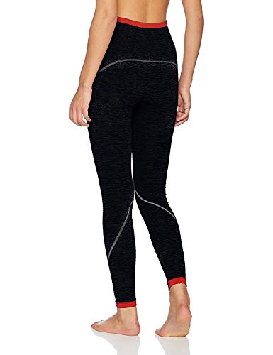 Sundriedel gimnasio del deporte para mujer Leggings Prima Sport tela del diseñador aptitud que se ejecuta Yoga Medias Training (Negro, XL)