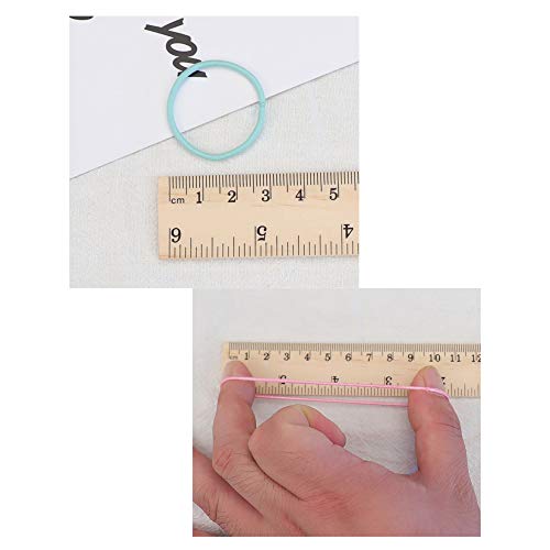 SUNFUA 200 Piezas Elástico Pelo Gomas Sin Metal Gomas de Pelo Niña (Multicolor)